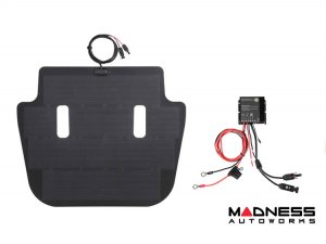 Jeep Wrangler JL Flexible Solar Panel Kit - Complete Kit w/ Waterproof Controller + Hood Decal - 90W
